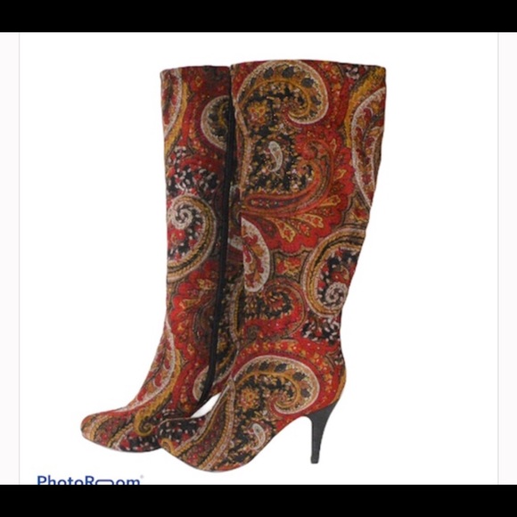 diba paisley boots